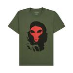 Футболки Pleasures Alien T-Shirt 'Оливковый' 1