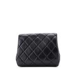 Мини-сумка на плечо Chain Woven CC Square Accordion Flap Bag Quilted Lambskin 2