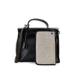 Herbag Zip Berline Vache Canvas and Leather 31 shoulder bag 7