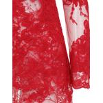 lace bow-detail mini dress 4