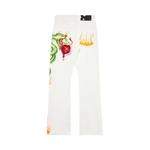 Off-White джинсы Babybrush Contour 'White/Multicolor' 2