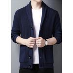 Жаккардовый вязаный кардиган HT2531 3