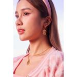 Серьги-подвески Barbie™ x Celovis Limited Edition Iconic B (серебристые) 3