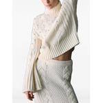 cable-knit turtleneck with rhinestones 4