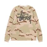Топы Stussy Raglan Thermal Long-Sleeve Crew 'Sand' 2