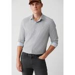 Принтованная рубашка slim fit 4