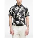 leaf-print short-sleeve shirt 1