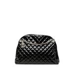 2011 Large Quilted Patent Just Mademoiselle Bowling Bag shoulder bag 1