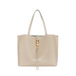 Megan pebbled leather tote bag 1