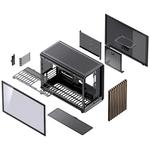 Jonsbo D33 WOOD Micro-ATX корпус - Черный 6