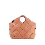 Woven Basket Bag Leather Small tote bag 2