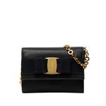 2010-2026 Mini Textured Leather Vara Bow Convertible Chain crossbody bag 1