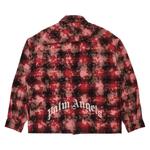 Фланелевые рубашки Palm Angels Curved Logo Check Shirt 'Red/Off White' 2