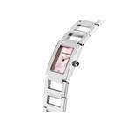 【2 Года Гарантии】KARL LAGERFELD Paris Collection 21X36mm Женские Серебряные и Розовые Квадратные Браслет Кварцевые Часы R0553103505 3