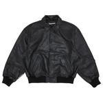 Кожаные куртки Supreme GORE-TEX Infinium WINDSTOPPER Leather Varsity Jacket 'Black' 1
