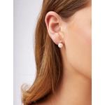 Серьги из розового золота с жемчугом и бриллиантами 2