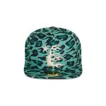 Шапки Hellstar Cheetah Print Fitted Hat 'Зеленый' 1