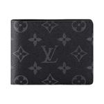 Кошельки Louis Vuitton Multiple Wallet 'Black Monogram Eclipse Canvas' 1