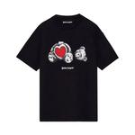 Футболки Palm Angels Bear In Love Classic Tee 'Black/White' 1
