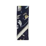 graphic-print silk scarf 1