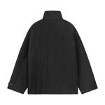 Топы Fear of God Essentials Textured Nylon Halfzip Pullover 'Черный' 2