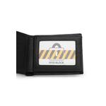 Мужской натуральная кожа RFID-блокирующий кошелек-фортуна - Черный 7