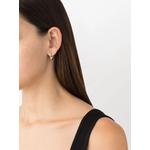 Серьги-кольца из желтого золота с жемчугом и бриллиантами 2