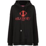 logo-print drawstring hoodie 1