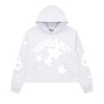 Худи Sp5der Cropped Beluga Hoodie 'Heather Grey' 1