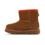 Ботинки UGG Classic Mini Zipper Tape Logo Boot Toddler 'Каштан' 3