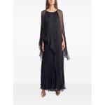 Alexia pleated silk dress 2