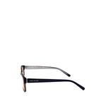 tortoiseshell-effect rectangle-frame glasses 2