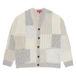 Кардиганы Supreme Patchwork Cable Knit Cardigan 'Ivory' 1