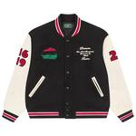 Варсити-куртки Denim Tears Peace Wreath Varsity Jacket 'Black/White' 1