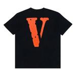 Футболки Vlone Staple T-Shirt 'Black/Orange' 2