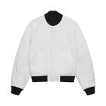 Куртка-бомбер Stussy x Nike Reversible Varsity Jacket 'Black/Sail' 3