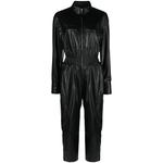 Altermat elasticated-waist faux-leather jumpsuit 1