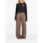 Red Cross straight-leg trousers 3
