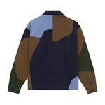 Овершерты Brain Dead Patchwork Military Field Shirt Jacket «Тёмно-синяя» 2