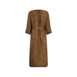 maxi damask-pattern wrap dress 2