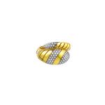 TOMEI Diamond Cut коллекция Elite Fasten кольцо, жёлтое золото 916/22K 1