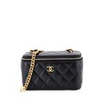 Маленький клатч Classic Vanity Case with Chain Quilted Lambskin 1