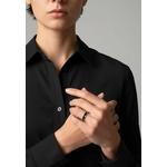 Ceres Timeless Ring Кольцо с черной эмалью в серебре 5