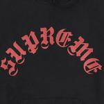 Худи Supreme Printed Arc Hooded Sweatshirt 'Black' 2