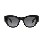 Солнцезащитные очки Alexander McQueen квадратные 'Black/Grey' 1