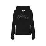 logo-print button-up hoodie 1