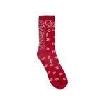 Носки и колготки Rhude Logo Bandana Sock 'Red' 2