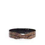 snake-effect wrap-around belt 1