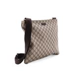 Большая сумка через плечо Zip Top Messenger Bag GG Coated Canvas 2