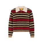 striped cropped sweater 1